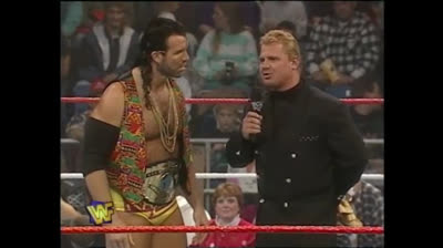 1996.01.06b ⭐ Razor Ramon interview about Goldust ⭐ WWF Superstars