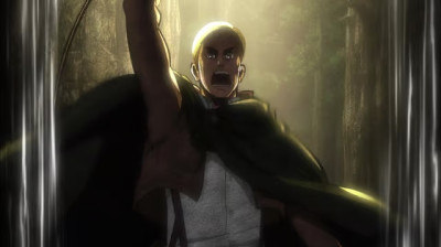 Shingeki No Kyojin E20 - Erwin Smith. 57.ª expedición más allá de las murallas (4)