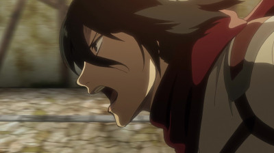 Shingeki No Kyojin E24 - Piedad. Redada en el distrito Trost (2)