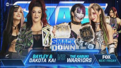 Bayley & Dakota Kai vs The Kabuki Warriors