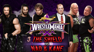 The Shield vs Kane & The New Age Outlaws - Wrestlemania XXX (Full Match)