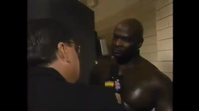 1996.06.23a ⭐ Ahmed Johnson promo on Goldust ⭐ WWF King Of The Ring Free For All